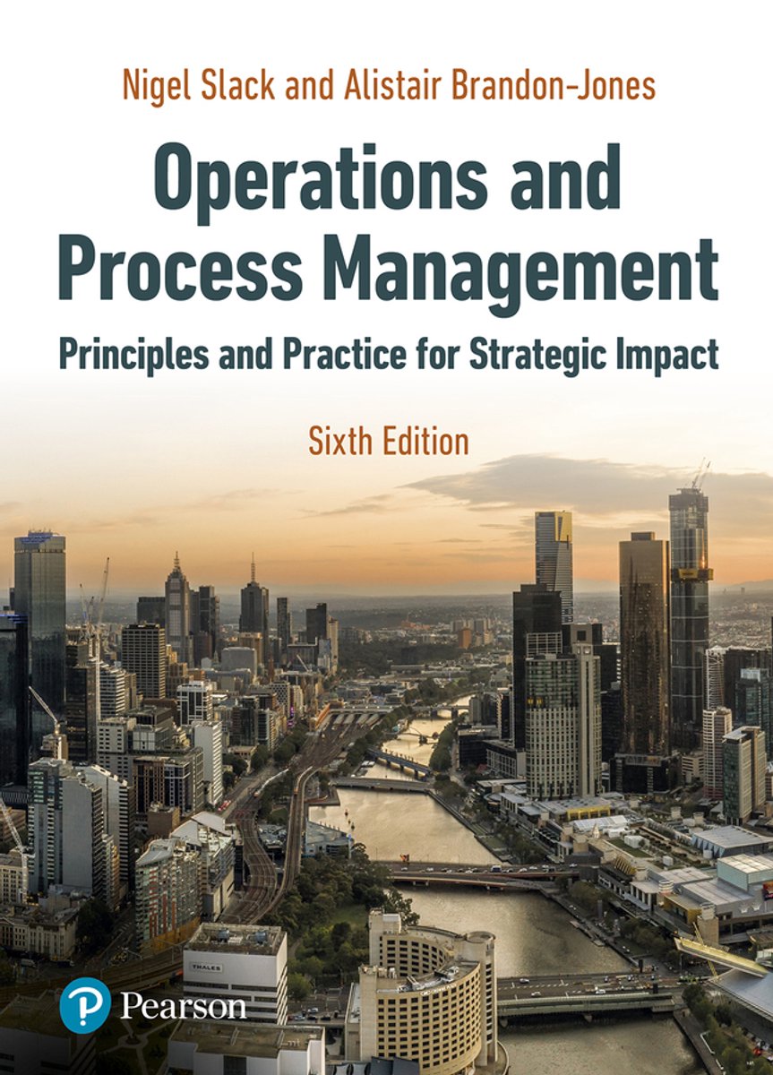 Omslag van Operations and Process Management