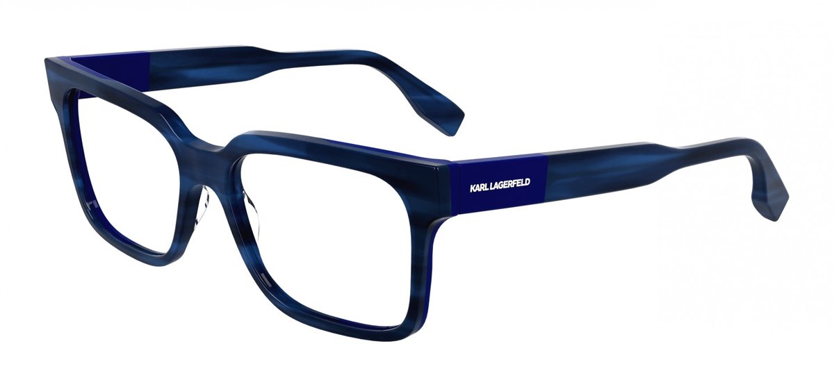 Karl Lagerfeld KL6173 Striped blue/blue 55/17/145 MAN Brilmonturen