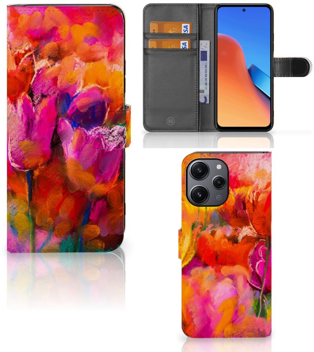 Hoesje Xiaomi Redmi 12 Tulips