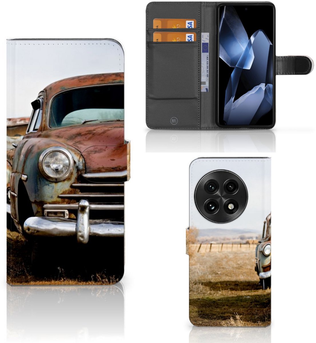 OnePlus 13 Telefoonhoesje met foto Vintage Auto
