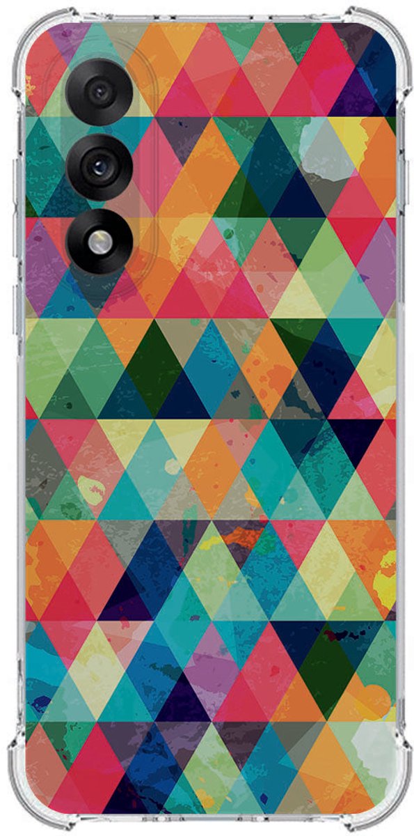 TPU Telefoonhoesje OnePlus Nord 5 - Geruit schokabsorberende backcover