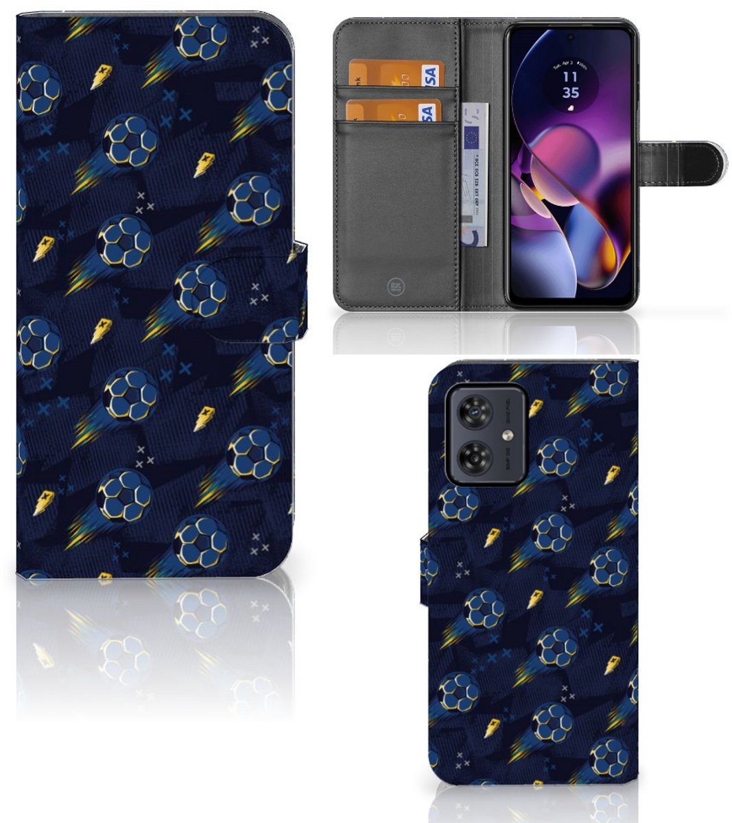 Telefoon Hoesje voor Motorola Moto G54 Voetbal