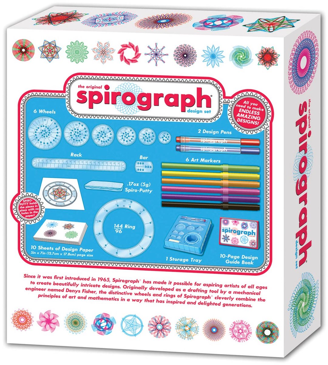 Spirograaf - Design Set In Een Doos - knutselpakket — afbeelding 3