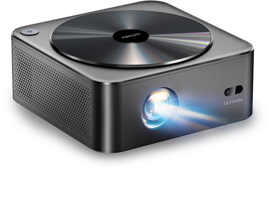 Full HD 1080P LCD Projector Ultimea Apollo P40, 700 ANSI lumen, Keystone, 5G WiFi, HDMI, USB, Grijs