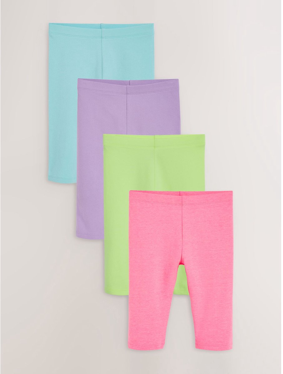 Next - Meisjes - Set van 4 korte leggings - Roze