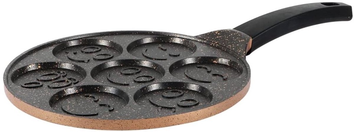 MMP® Poffertjespan - Poffertjespannen - Goud - 26cm x 26cm x 2cm