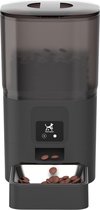 Viervoeter Feed - Automatische Voerbak 6L - Kat en Hond - Voerautomaat met App & Audio - Zwart