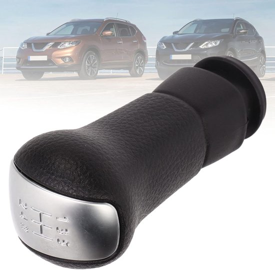 Schakelpookknop Handmatig - Versnellingspook L-kop - Soepel Schakelen - Ergonomische Vorm - 12.3 x 6.5 x 5.4 cm - Mat Zwart — afbeelding 3