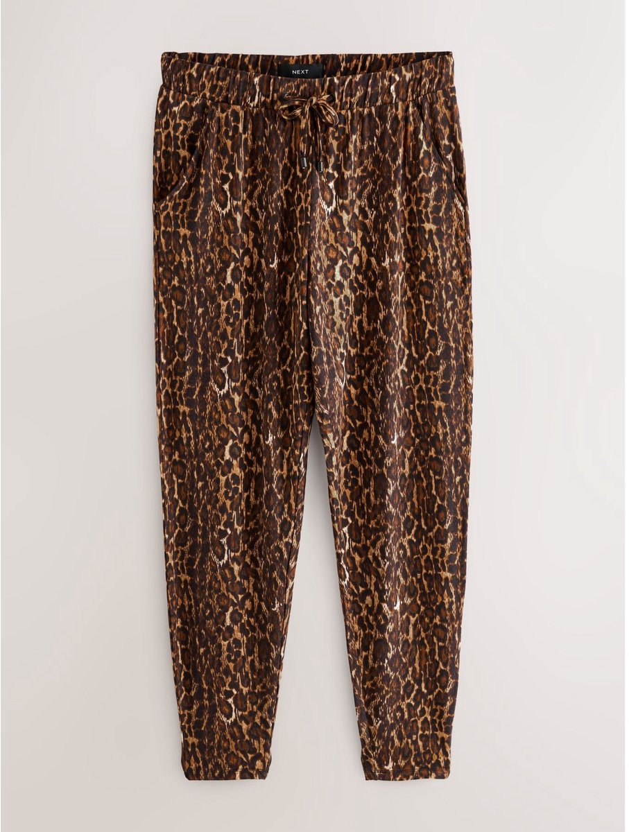 Next - Dames - Jersey joggingbroek - Dierenprint