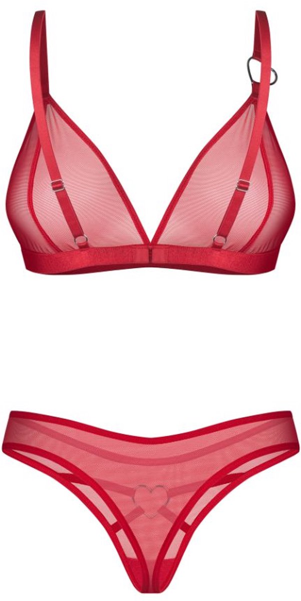 Obsessive - Crimessa Lingerieset - Rood