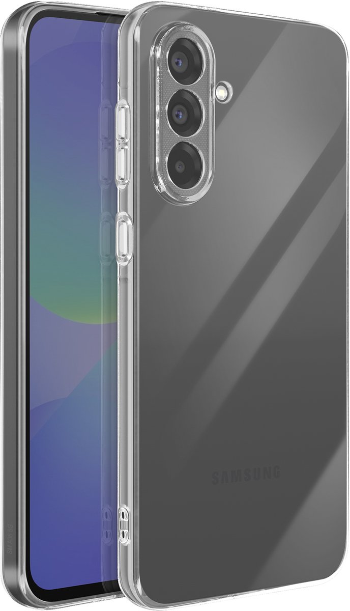 Avizar Hoesje Geschikt voor Samsung Galaxy A37 Zacht Ultra-dun Siliconen, Transparant