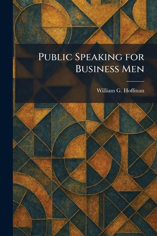 Public Speaking for Business Men - cover