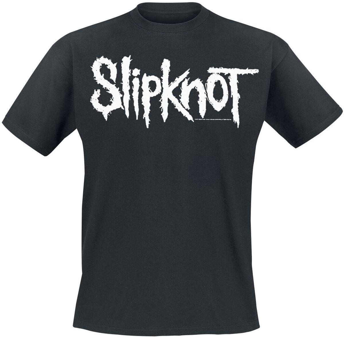 Slipknot White Logo Unisex T-shirt - zwart - L