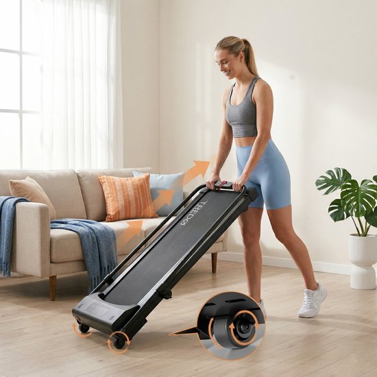 TREDØ Xfold Loopband Treadmill - Inklapbaar - Bluetooth - 1-12km/u