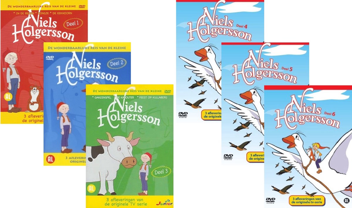 Niels Holgersson deel 1 t/m deel 6