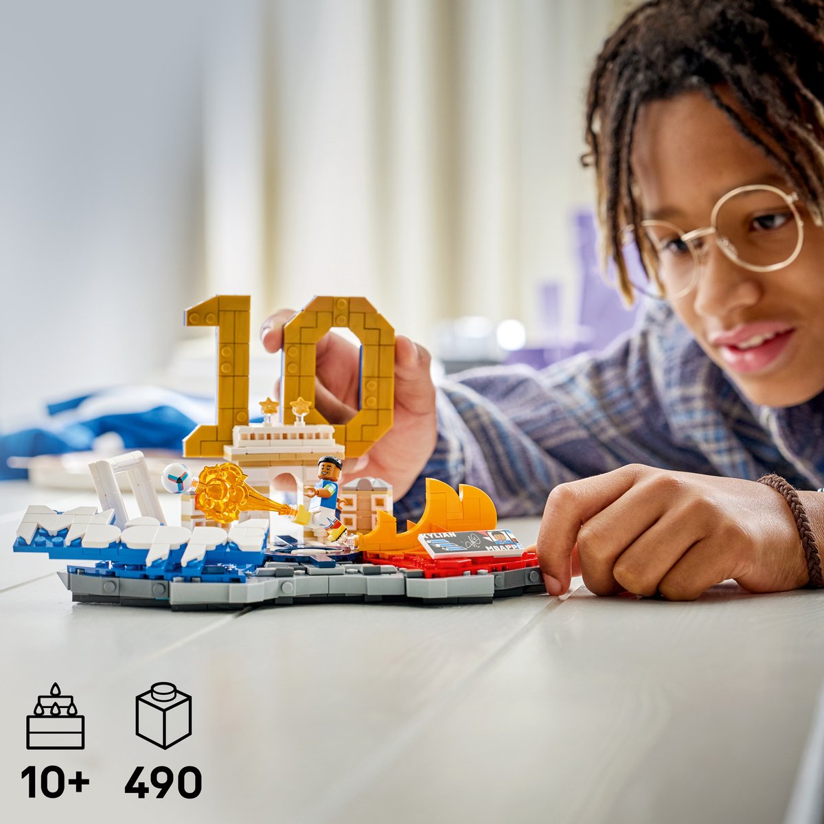 LEGO Editions Kylian Mbappé – Voetbalhoogtepunten Voetbal Speelgoed voor Kinderen - 43013 – foto 4