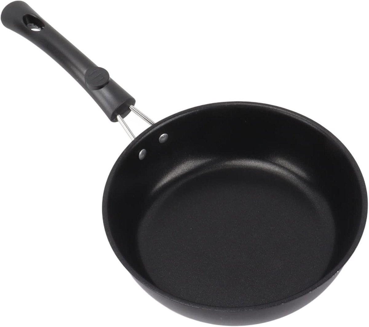 Omelet Pan - Koekenpan Roestvrij Staal - Gezond Bakken - Non-stick Coating - 20 cm - Zilver