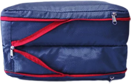 Reis Compressiezakken - Koffer Organizers - Ruimte Besparen - Dubbelzijdige Zakken - 37x27cm - Donkerblauw — afbeelding 5