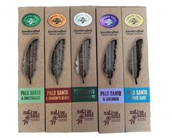 native soul - palo santo - white sage - lavendel - sacred herbs - sweet grass - dragonsblood - smudge - wierook - set van 5