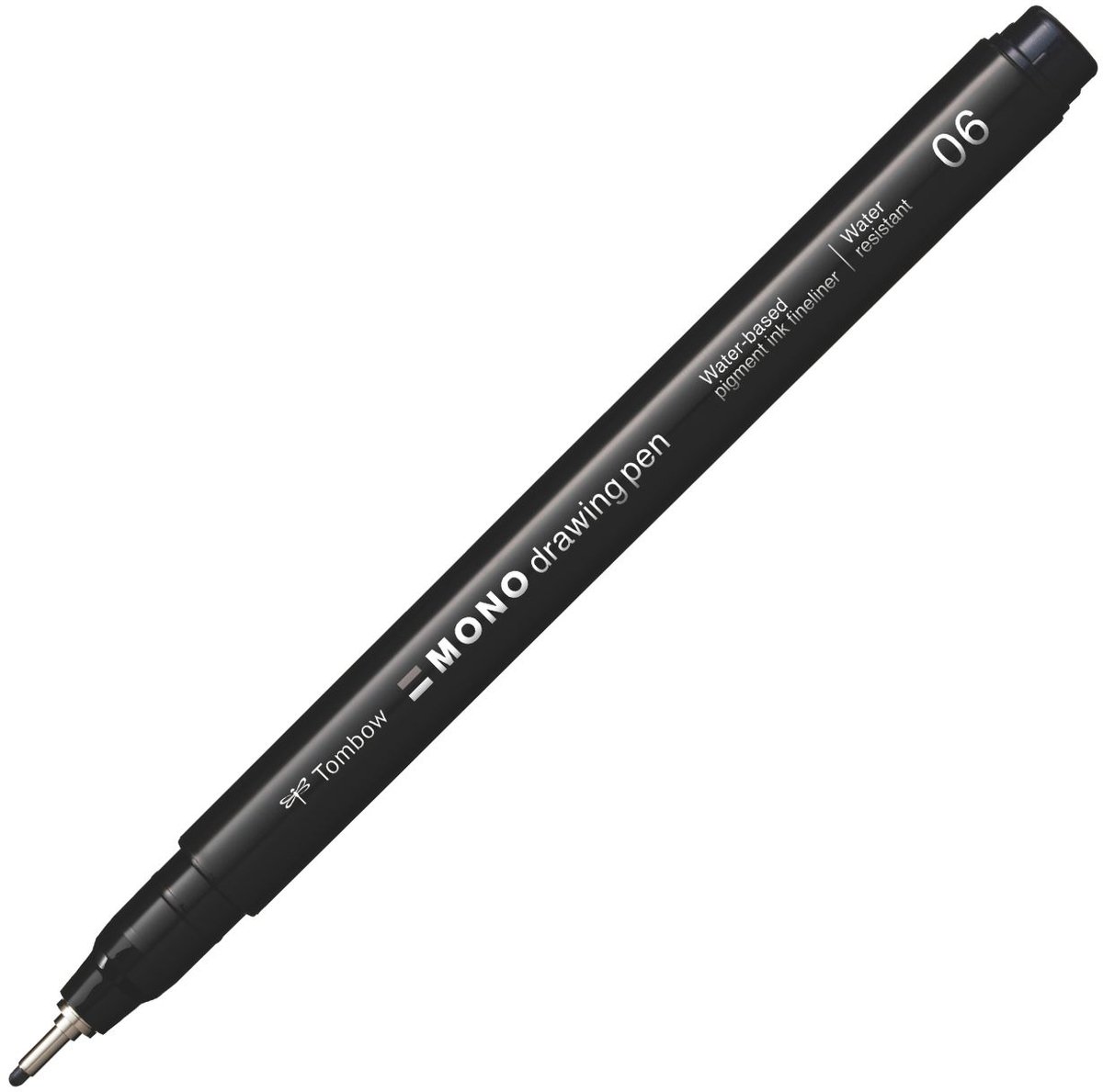 Tombow Mono Fineliner - 06 - 0.54 mm - Krachtige punt - Zwart