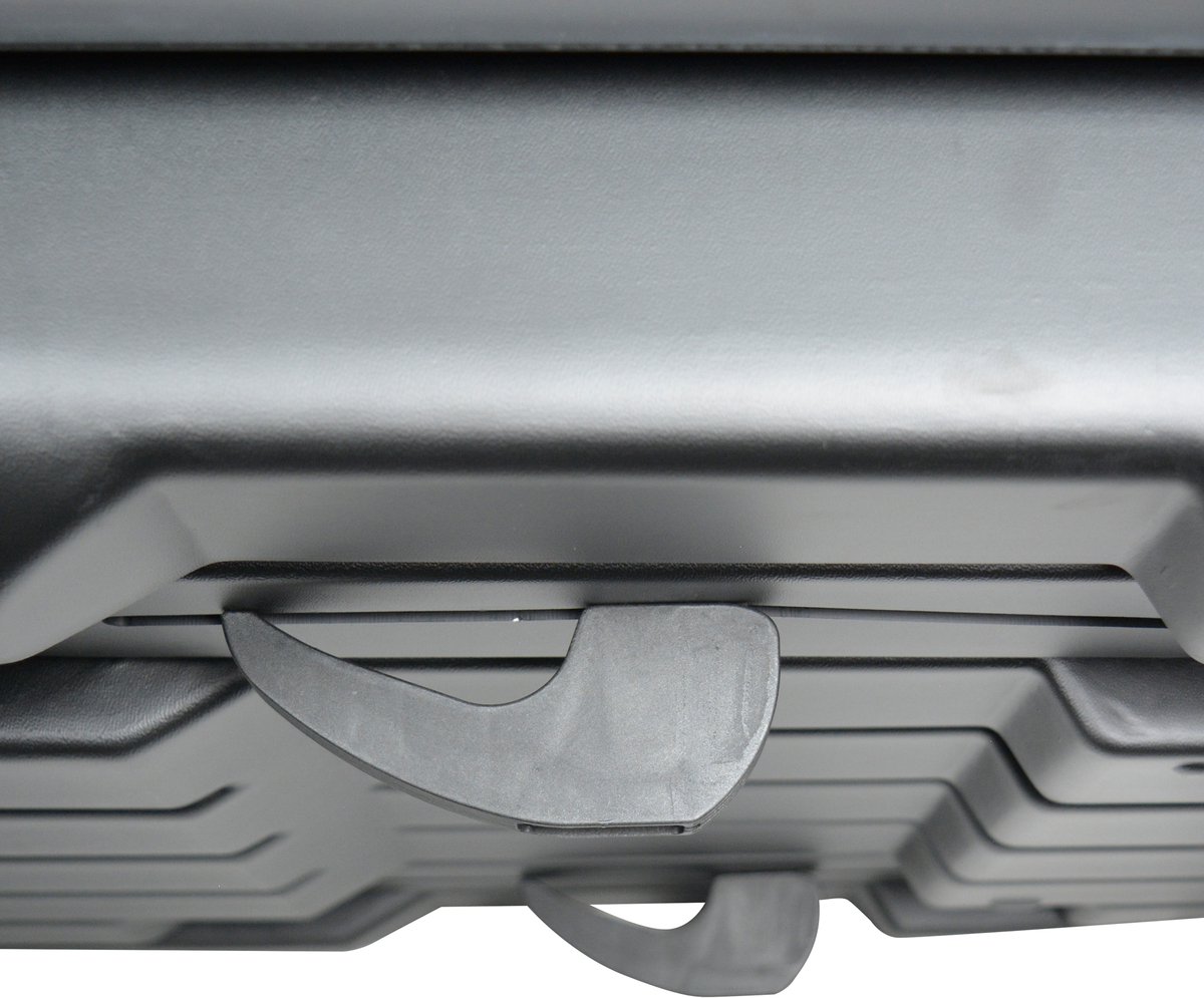 Twinny Load Dakkoffer RST+ 430 – Inhoud 430 Liter - Maximaal draagvermogen 75kg – Afsluitbaar centrale 2 punts vergrendeling – Snelsluiting bevestiging - Afmeting 190x78x38cm – foto 4