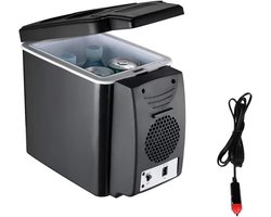 6L 12V Elektrische Koelbox – Draagbare Mini-Koel-/Vrieskast voor in de Auto – Koel- en Verwarmingsapparaat voor Voertuigen