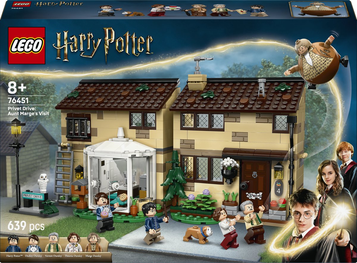 LEGO Harry Potter Ligusterlaan: Bezoek van Tante Margot Bouwpakket - 76451 — afbeelding 20
