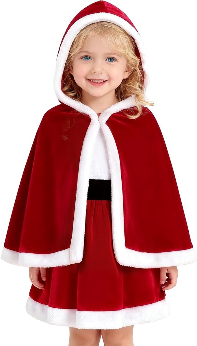 Schattig Elf Kostuum voor Meisjes met Cape en Rok - Perfect Cadeau voor Kinderen van 18 Maanden tot 5 Jaar