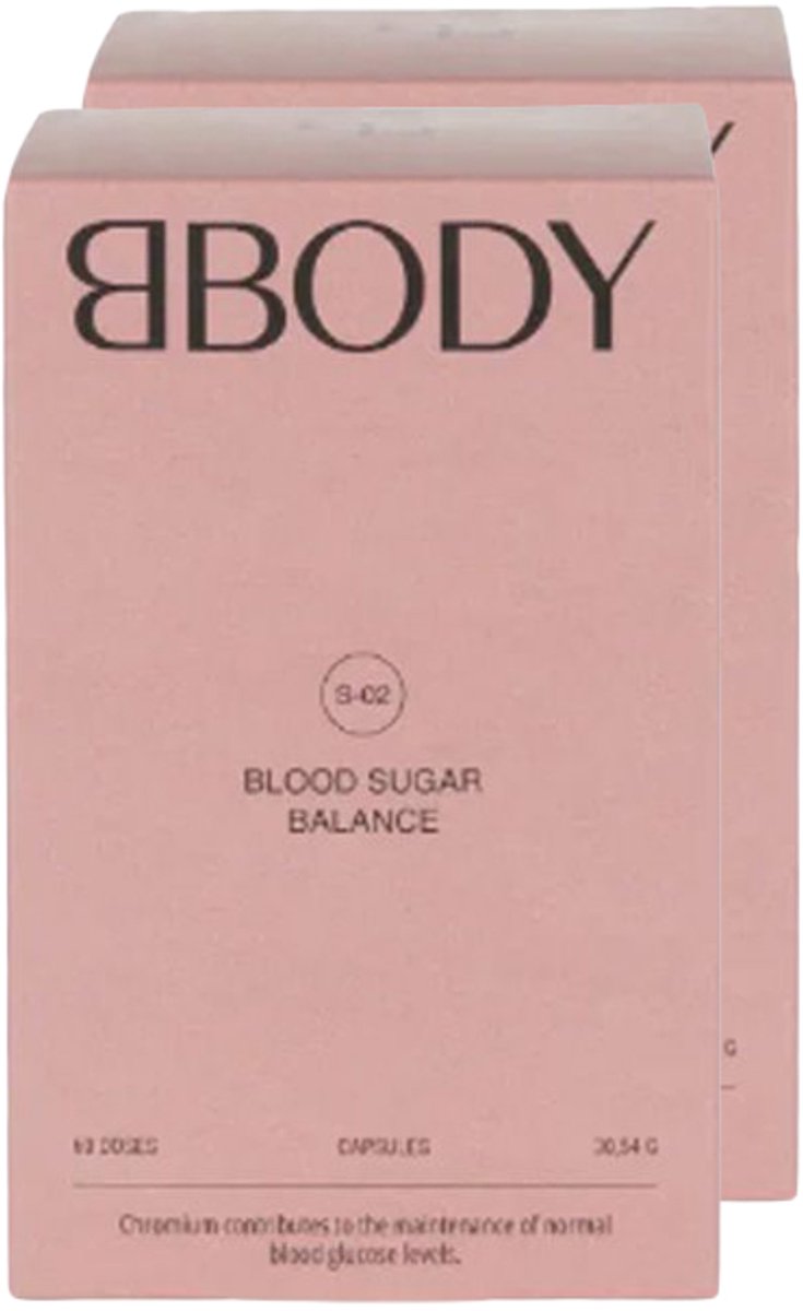 BBODY | Blood Sugar Balance | 2 Stuks | 2 x 30,54 gram (60 capsules)