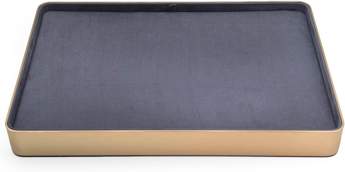 Metalen Sieradenlade - Blauwe Stapelbare Sieraden Organizer voor Horloges, Ringen, Oorbellen en Armbanden