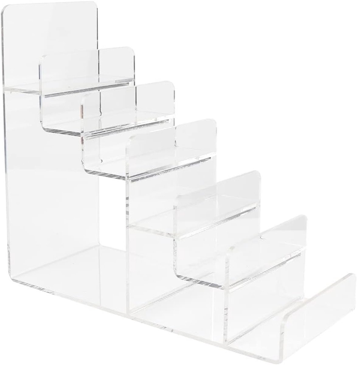 Duidelijke Acryl Display Stand voor Cosmetica en Nagellak - Multifunctionele Opbergoplossing voor Sieraden en Accessoires (GROOT)