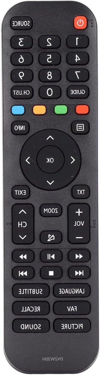 Vervangende afstandsbediening voor televisie, geschikt voor Hisense 40A5100F EN2W30H, met gebruiksvriendelijke functies en uitgebreide compatibiliteit