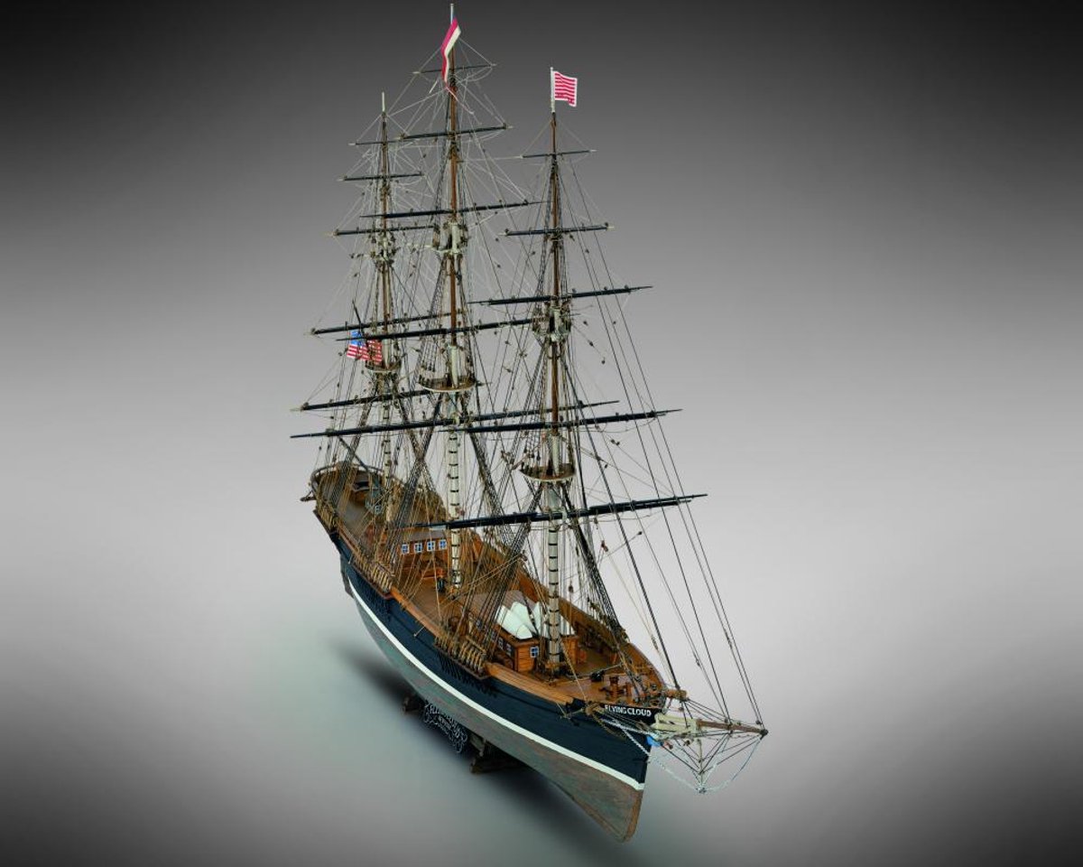 Mamoli MV41 Flying Cloud houten scheepsmodel schaal 1:96 DIY