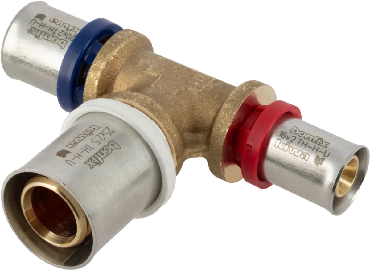 Bonfix Alu-pers verloop T-stuk 20 x 25 x 16 mm