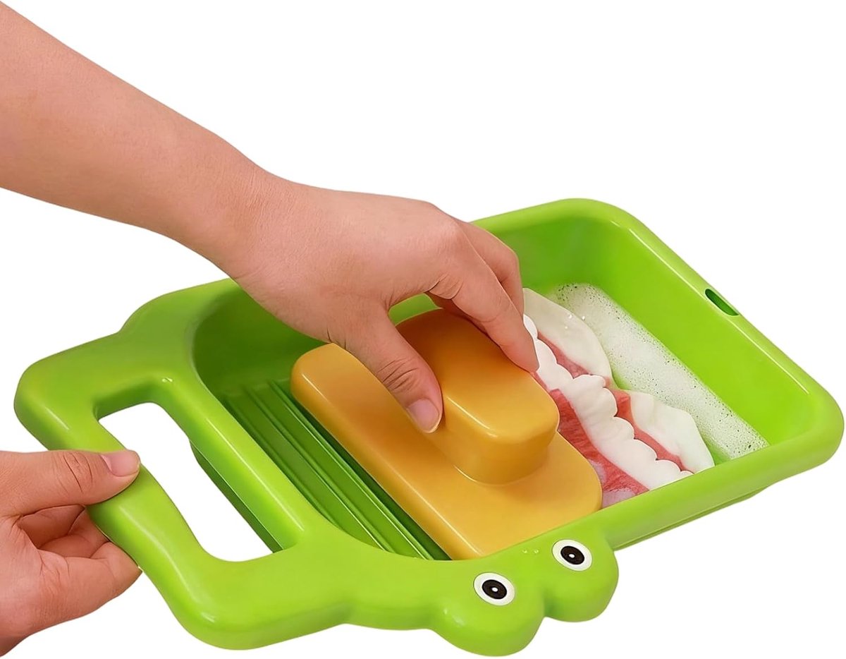 Miniatuur Wasbord Draagbare Wasmat Handwas Kleding Krokodillenstructuur 32x18cm