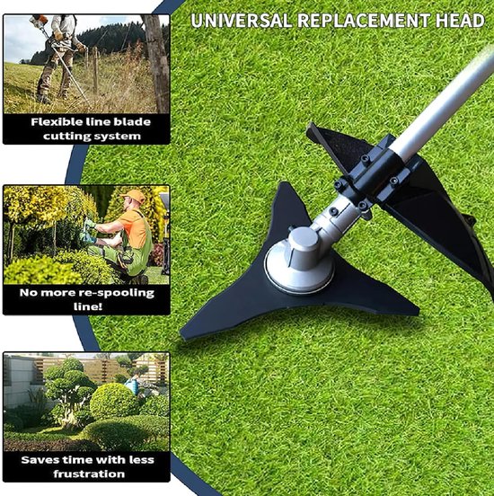 Bosmaaierbladen - bosmaaier electrisch - bosmaaieraccessoires - voor grastrimmers gazon en tuin, verbeterd en verdikt - Grasmaaiers met een asboringsdiameter van 25,4 mm — afbeelding 3