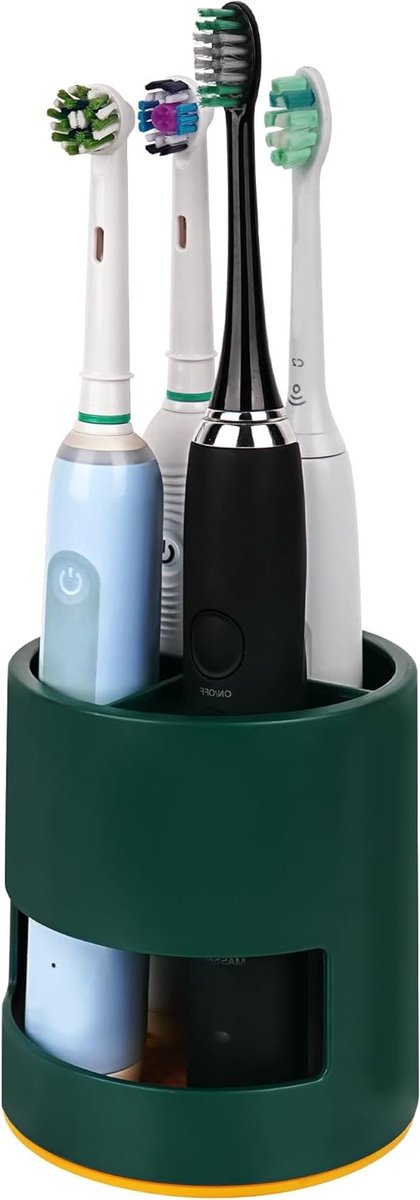 Elektrische Tandenborstelhouder met 4 Slots - Plastic Organizer voor Tandenborstels, Compatibel met Oral-B iO, Philips Sonicare en Colgate - Ideaal voor Badkamer en Tandenverzorging — afbeelding 1