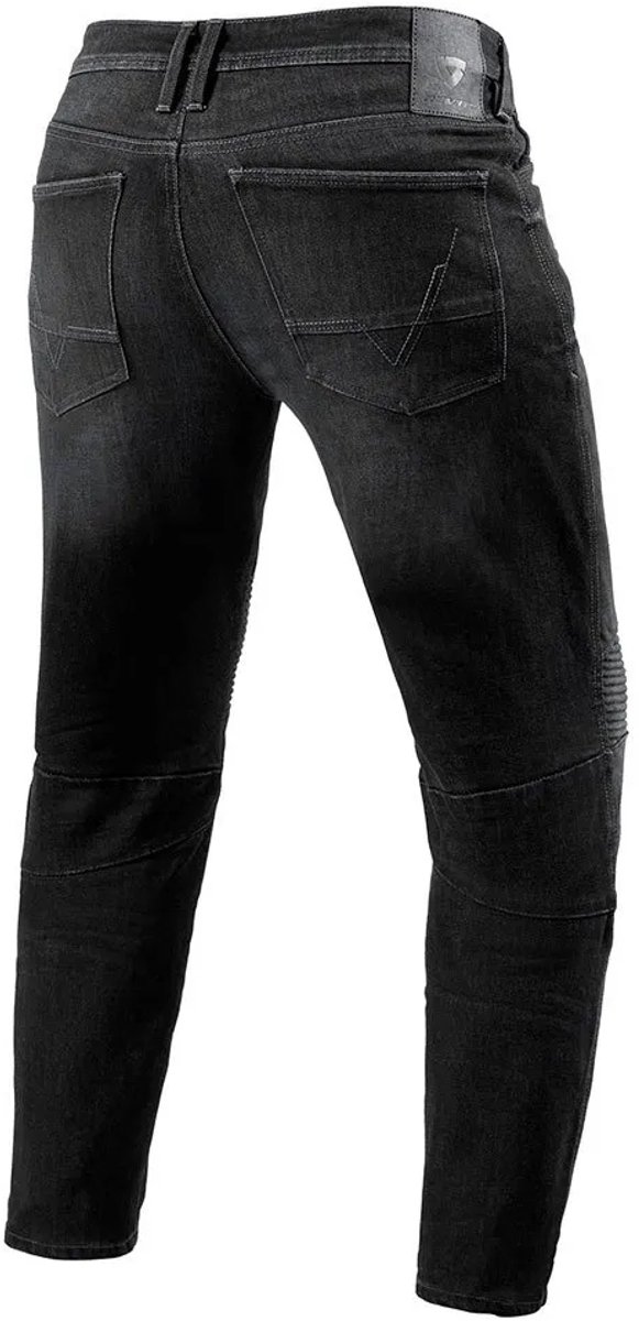REV'IT! Jeans Moto 2 TF Dark Grey Used Motorcycle Jeans - Maat 31/34 - Broek – foto 3