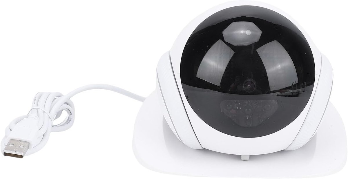 Bewegende 1080P Huisdier Camera met Batterij, App Besturing en 2-Weg Audio voor Katten en Honden, Ideaal voor Binnengebruik