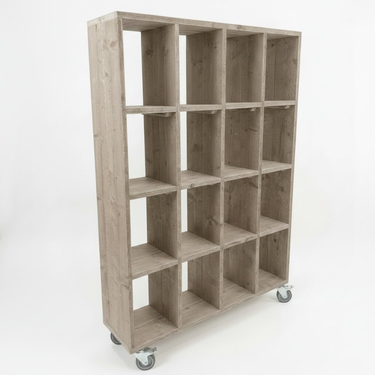 Steigerhouten Boekenkast - Roomdivider