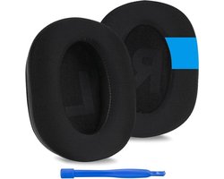 Oorkussens voor Hoofdtelefoon - Vervangende - Cooling Gel - Zwart - G Pro X - G433 - G233 - Geschikt voor Logitech Headsets - Zwart oorhoezen