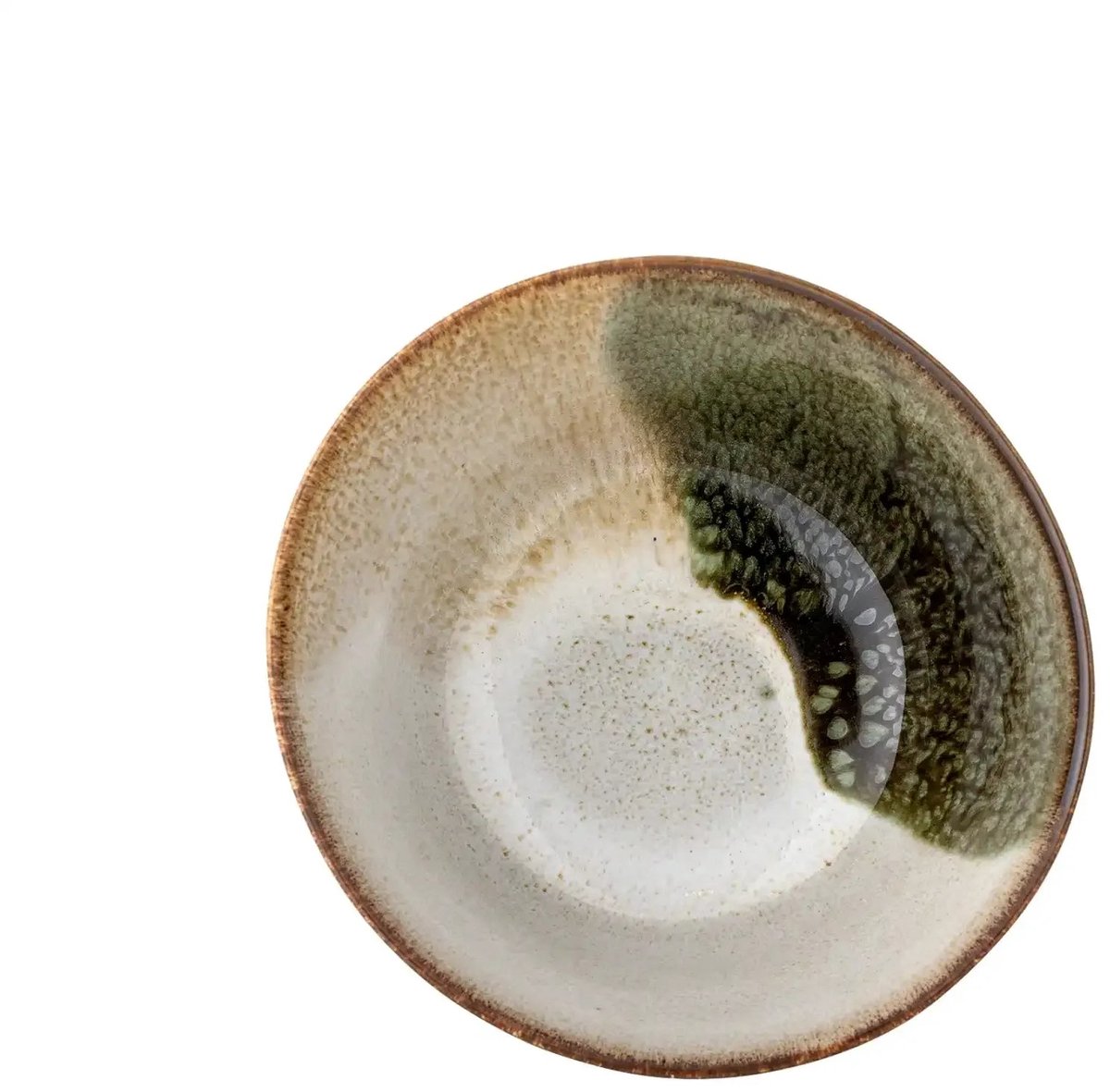 Schaal aardewerk groen Jules 15cm