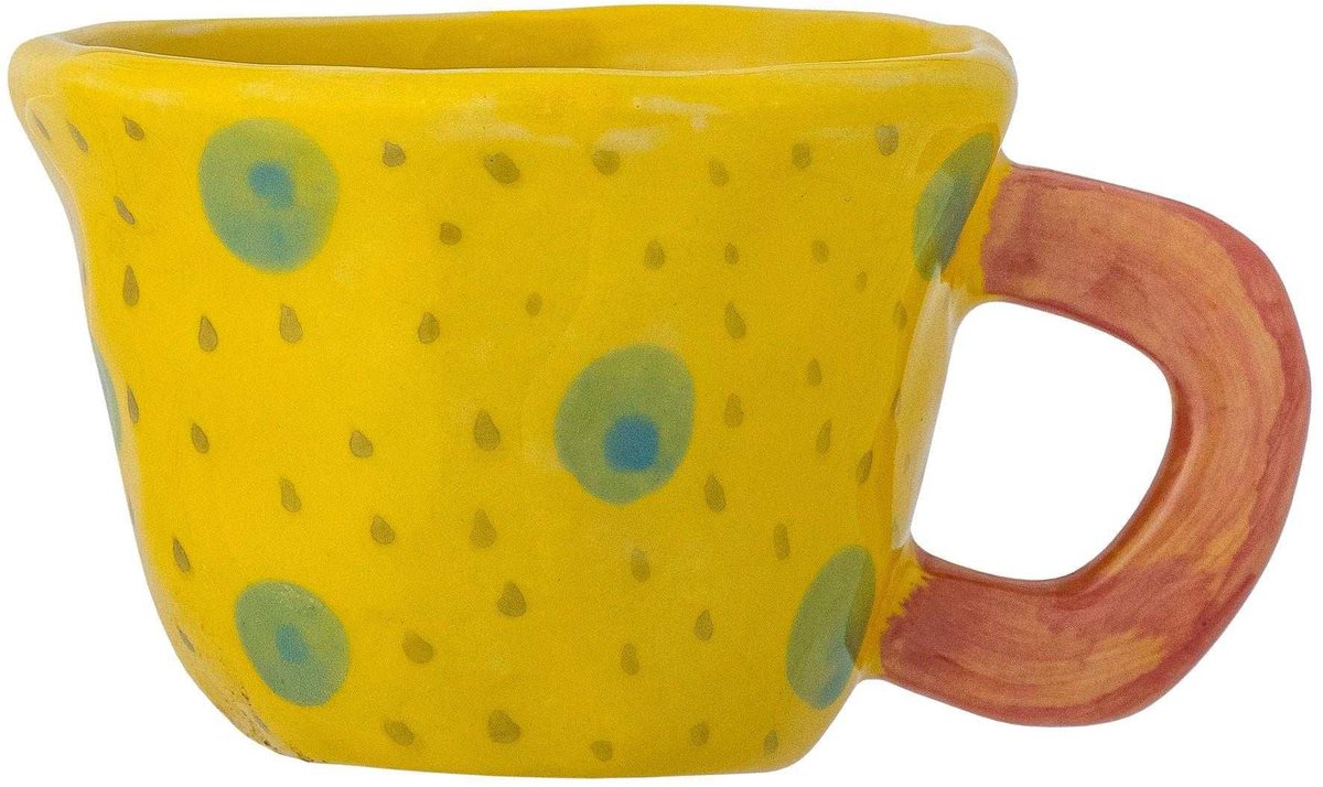 Nini mok aardewerk geel - 100ml