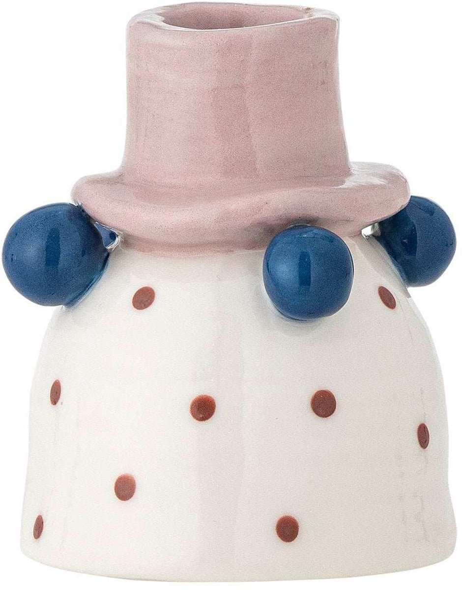 Bloomingville Kandelaar aardewerk roze Tacana 9cm [gid://shopify/Metaobject/303097905487,gid://shopify/Metaobject/307231457615]