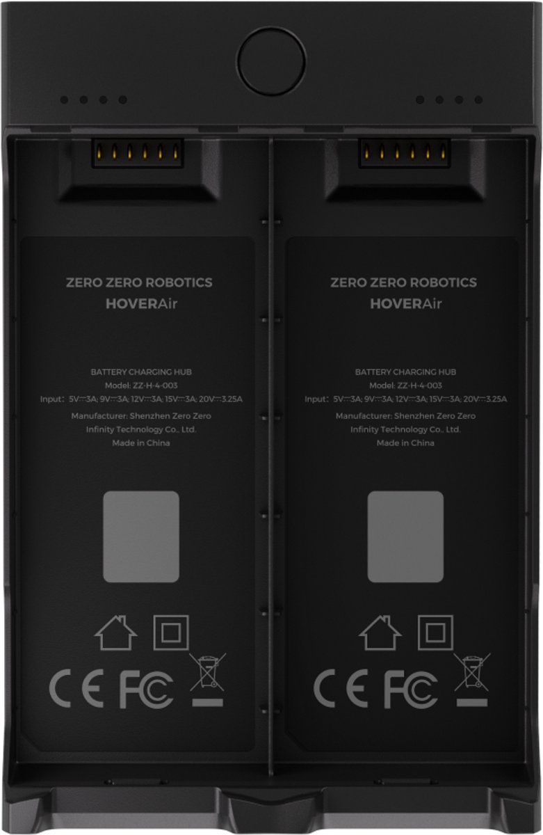 HOVERAir X1 PRO/PRO MAX Charging Hub - Oplaadstation - Voor Smart Batteries - Compact - Zwart