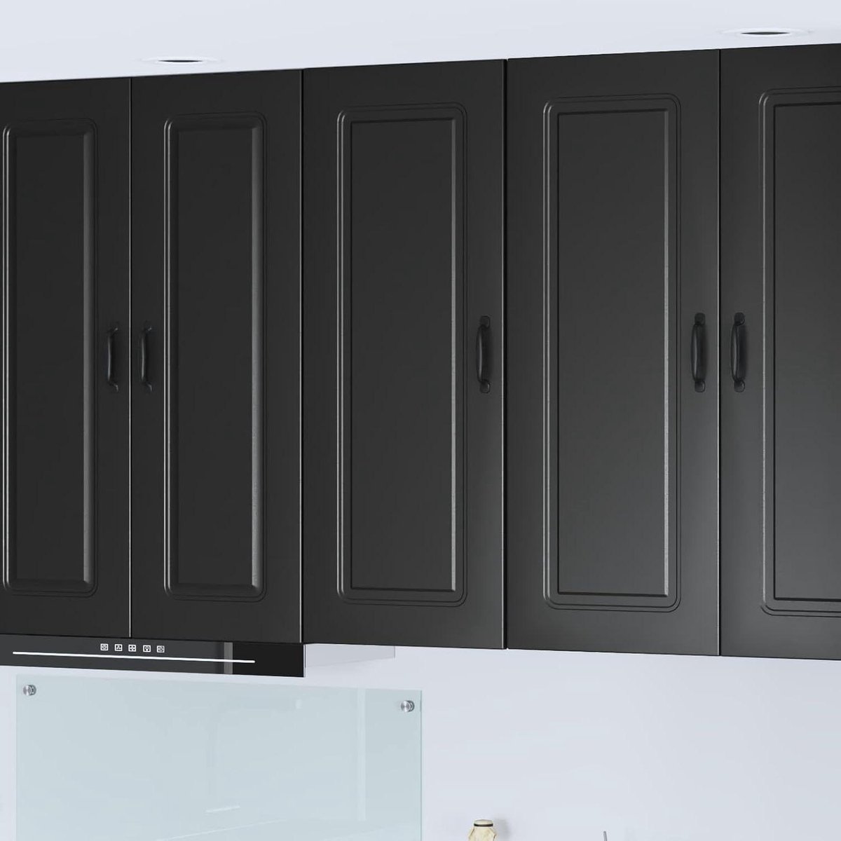 Keukenombouwkast - Ovenkast - Keuken Organiseren - Ruimtebesparend Design - 40 x 31 x 100 cm - Zwart