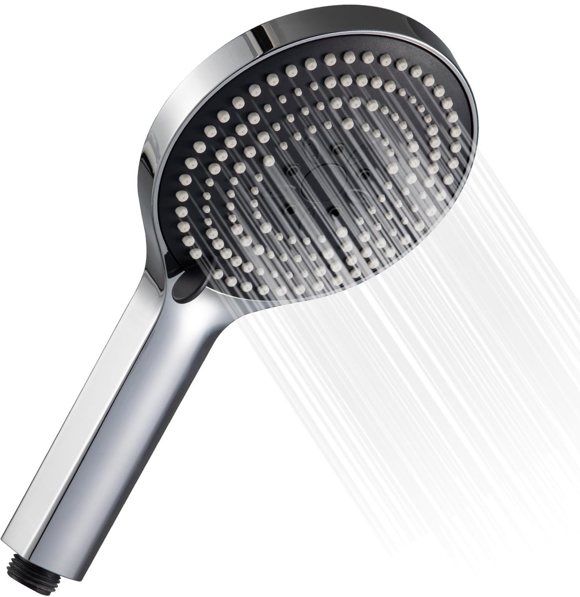Dailygoods- Douchekop 130mm - Handdouche - 6 Massagestanden - Waterbesparend - Hogedruk - Eenvoudige installatie