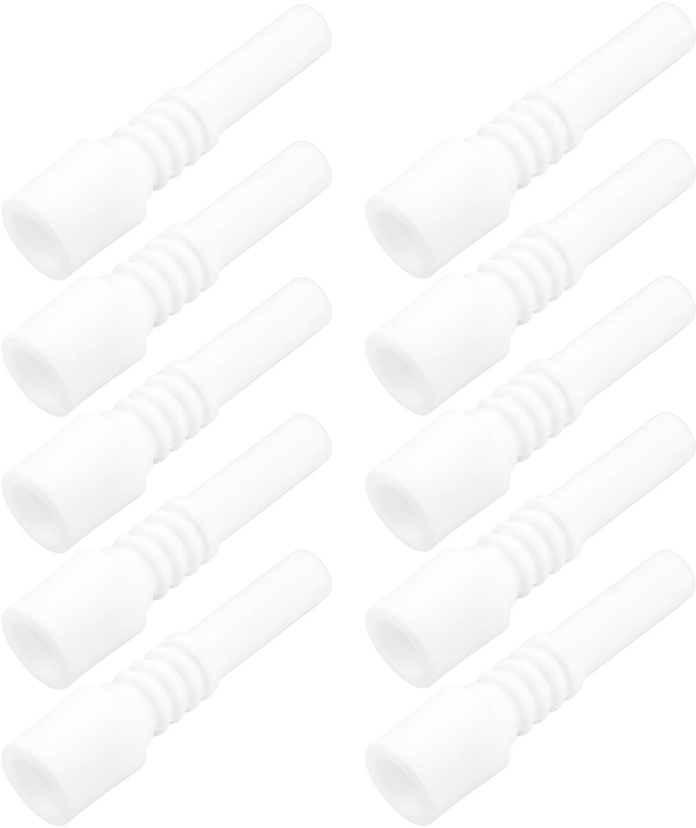 Dailygoods- Keramische Nozzles 10 Stuks - Slijtvaste Spuitmonden - 40,4x9,6mm - Voor Handzandstraalmachines - Efficiënt en Nauwkeurig Stralen - Zandstraalmond