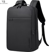 DE LAMASSU® (Milo) Laptoprugzak 16 Inch – Slank & Lichtgewicht – Waterafstotend – Ergonomisch – Business Rugzak voor Werk, Studie & Reizen