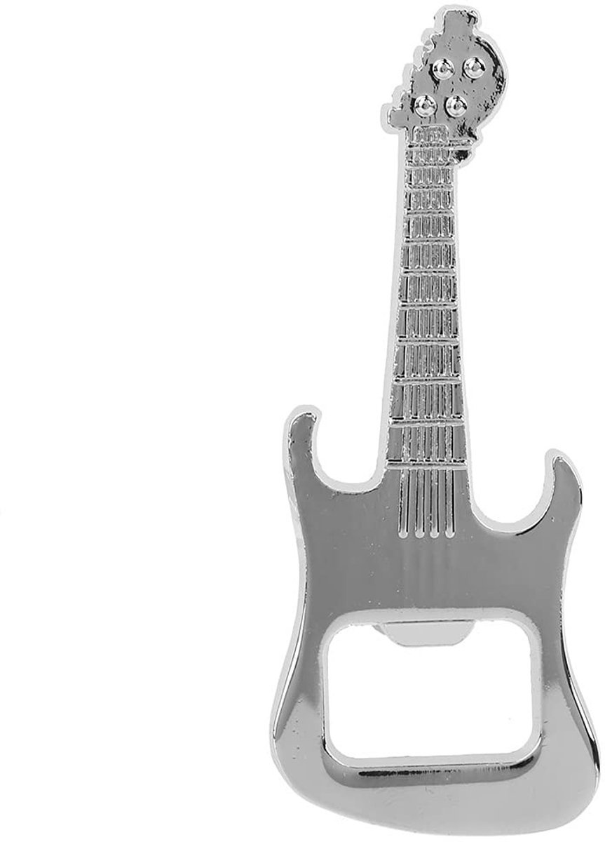 Dailygoods- Flesopener Gitaar Design - Wijnopener - Bieropener - Kurkentrekker - Huishoudelijk Gereedschap - Lichtgewicht en Duurzaam